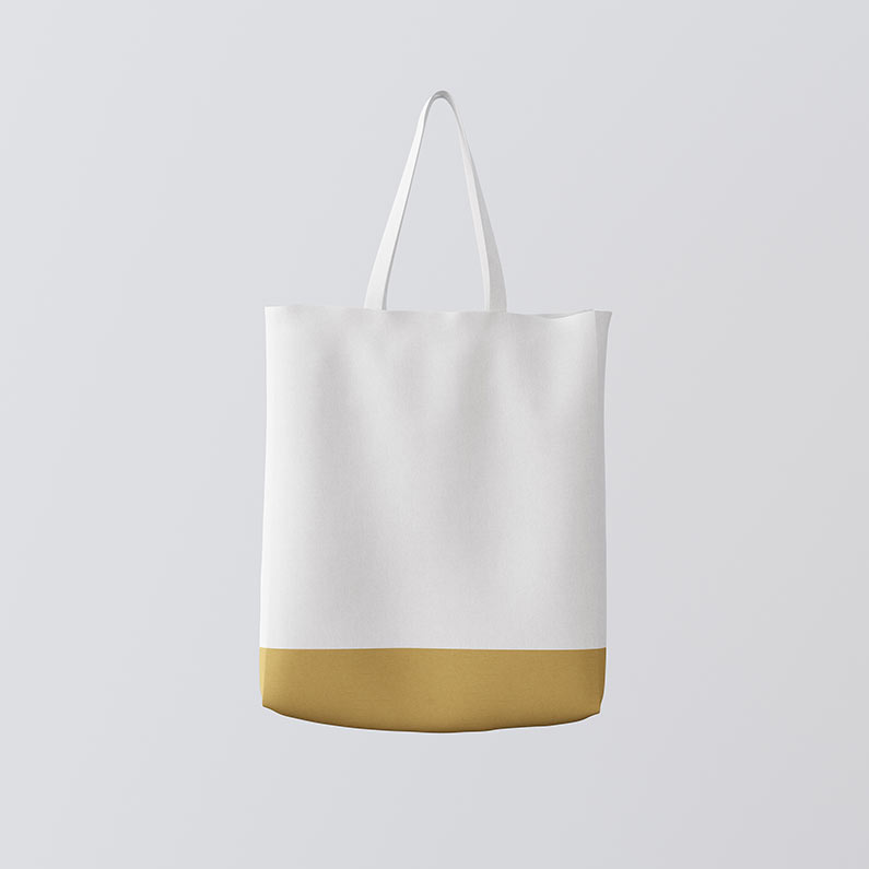 Bag (white/gold)